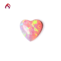 wholesale Metal material Synthetic Opal Heart Shape Love Synthetic Opal Opal Ring Earring Pendant Inlay Matching Stone Accessories-0-2
