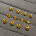 wholesale Metal S925 Gold-Plated Zodiac S/W Clasp Necklace Bracelet Connector DIY Component New Style-0-8
