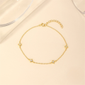 wholesale S925 Sterling Silver Four-pointed Star Inlaid Zircon Multi-element Fashion Bracelet-0-3