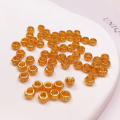 wholesale Gold-plated S925 silver spacer beads and accessories for bracelet, necklace stringing, and DIY handmade crafts-0-12