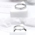 wholesale S925 Sterling Silver Creative Opening and Closing Flip Cover Ring for Women, Internet-Famous Niche Design, Personalized and Lightly Luxurious Pinky Ring-0-4