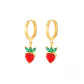 wholesale S925 Sterling Silver Mini Tropical Fruit Earrings, A Best-selling Creative Minimalist Design-0-12