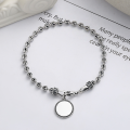 wholesale S925 Sterling Silver GoodLuck English Letter Ins Fashion Versatile Bracelet-0-0