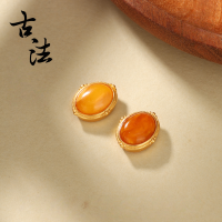 wholesale S925 silver gold-plated metal natural beeswax bei yun, bracelet necklace string accessory, DIY handmade spacer bead, silver accessory DIY parts-Laomibeiyun