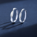 wholesale 925 Sterling Silver Couple Rings Original Design Minimalist Band Niche High-End Light Luxury 520 Valentine's Day Gift Matching Pair-0-0