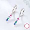 wholesale Metal Material 925 Sterling Silver Earrings New Small Batch Design Women's Colorful Dopamine Earrings Foreign Trade Jewelry Wholesale-0-17