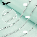 wholesale S925 Silver New Sweet Ladies Fashion Necklace Collarbone Chain Yixing Chain Jewelry Dropshipping from Source Factory-0-2
