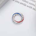 wholesale Metal S990 Silver Retro Vintage Minimalist Design Möbius Ring Six-Syllable Mantra DIY Accessory Pendant-0-1