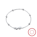 wholesale S925 Sterling Silver Cloud-Pull Jewelry Six-Bead Smooth Bracelet, Fashionable for Women, Direct Factory Wholesale-0-0